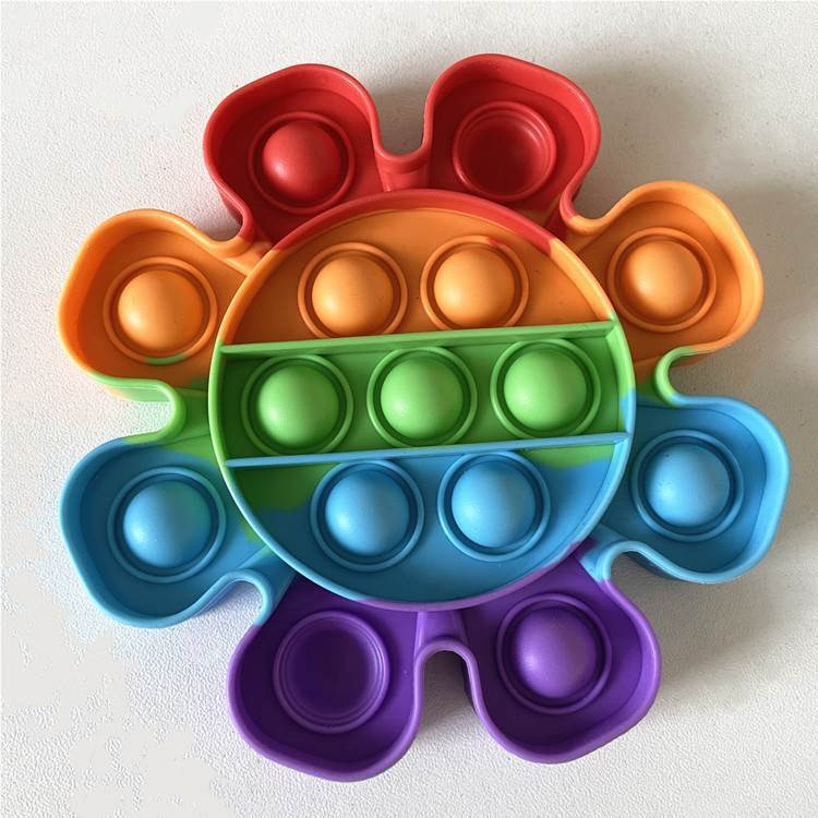 Игрушка антистресс "Подсолнух": Pop It, Push Pop