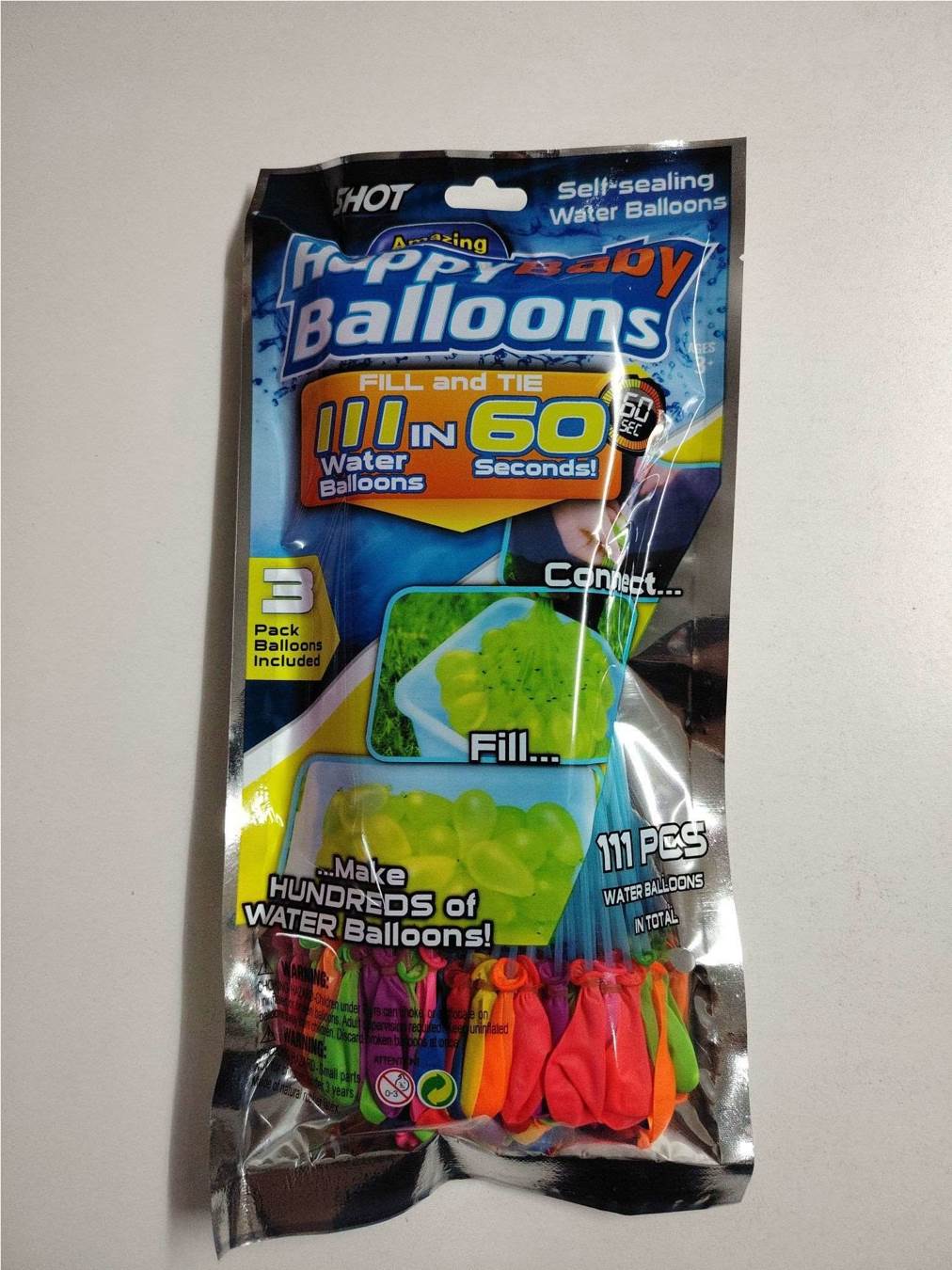Водяные шары Magic Water Balloon 111 шт.