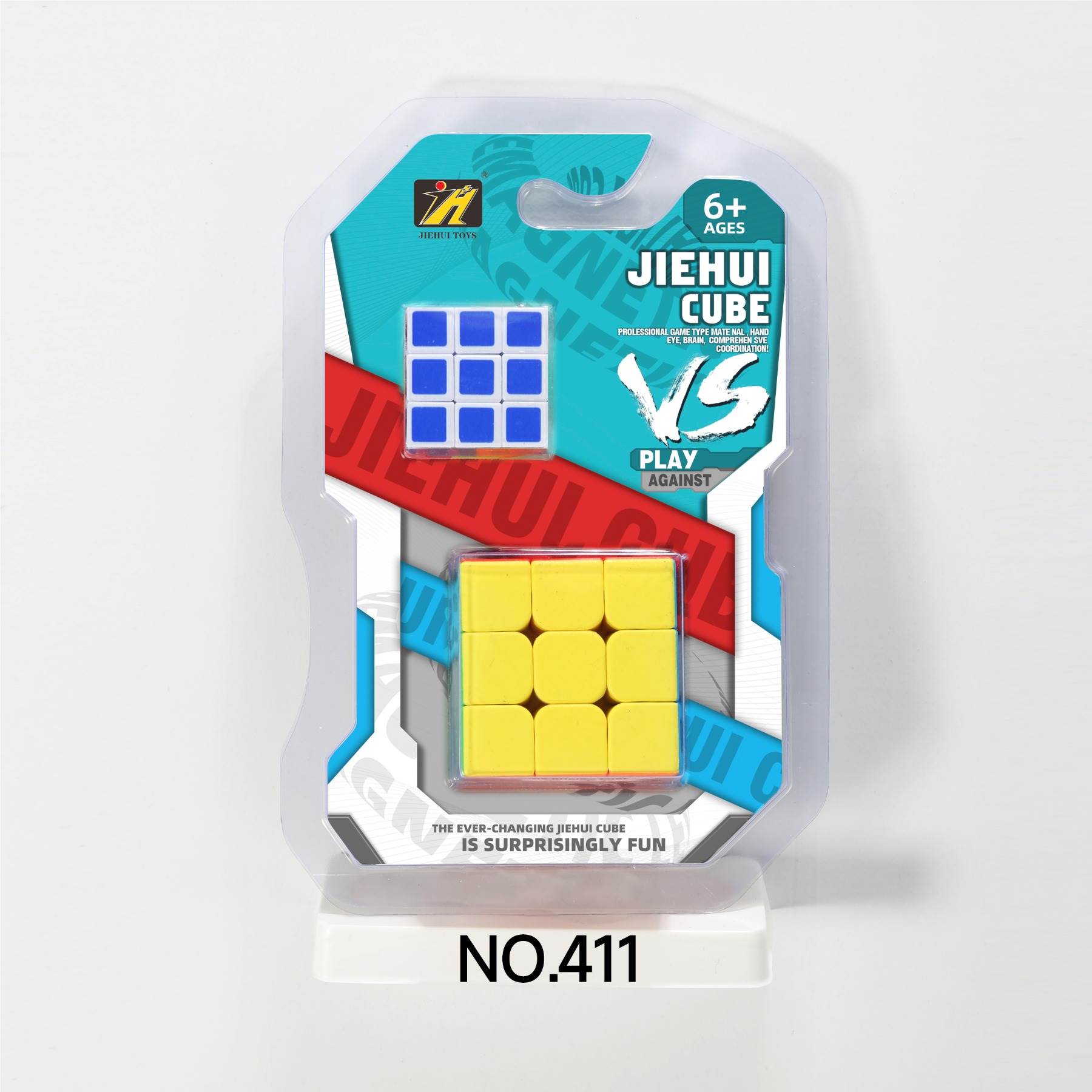 Кубик Рубика 3x3, однотонный пластик