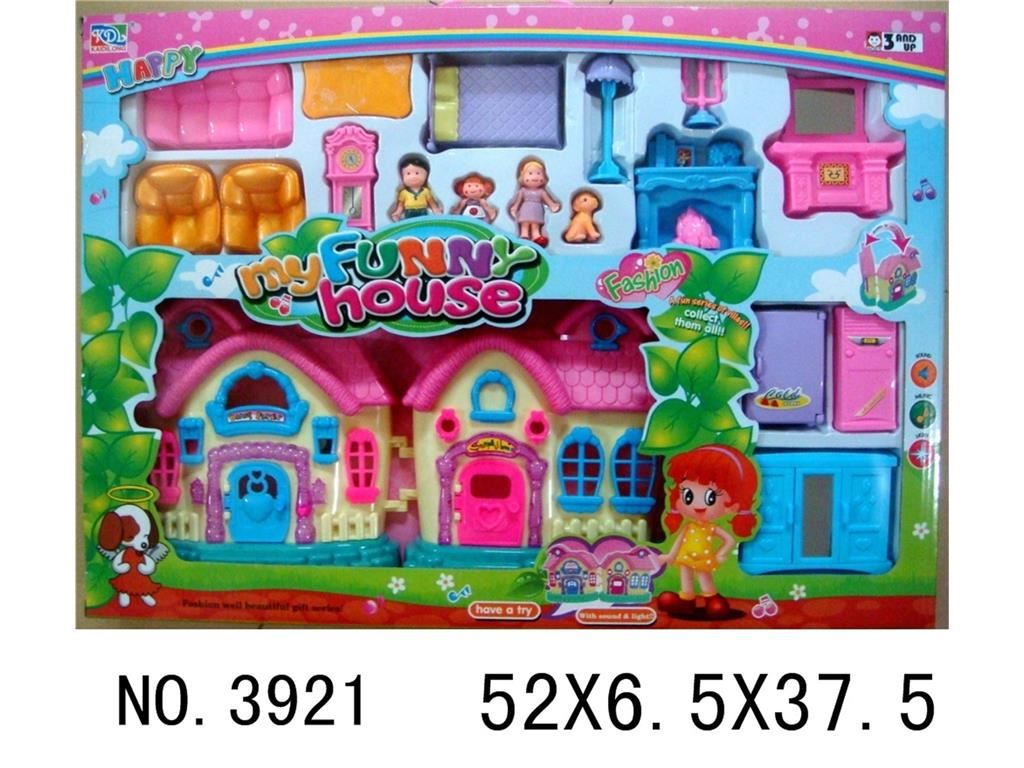 Игрушечный домик-вилла (функциональный)