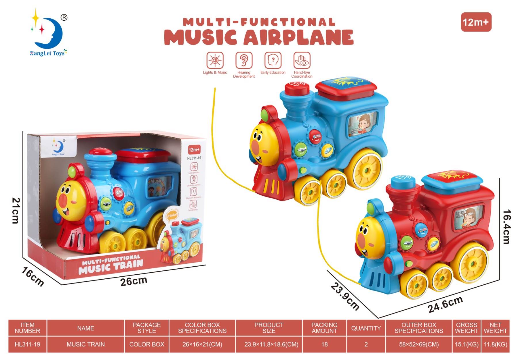 Музыкальный поезд Music Train оптом