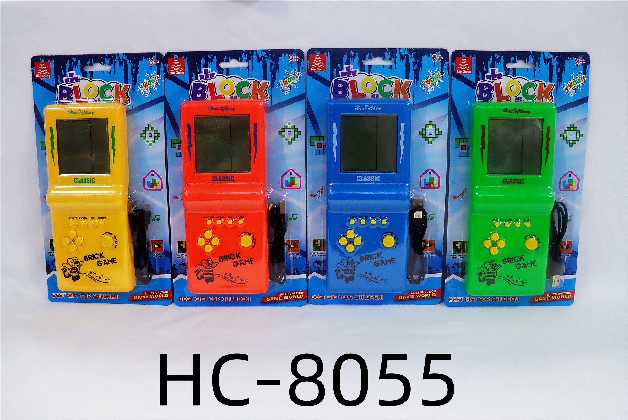 Электронная игра Тетрис с USB зарядкой