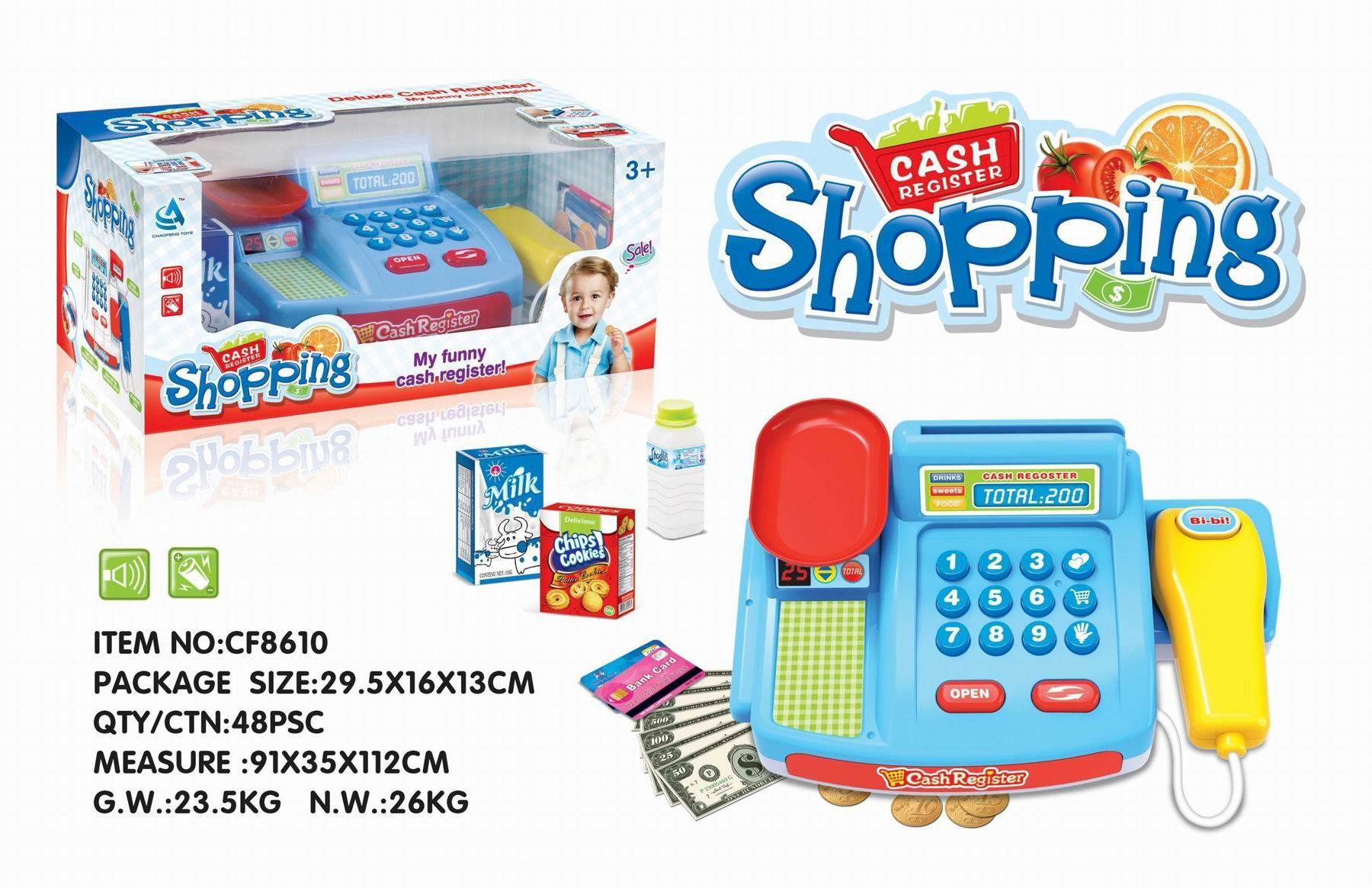 Игровой набор "Касса" с монетами