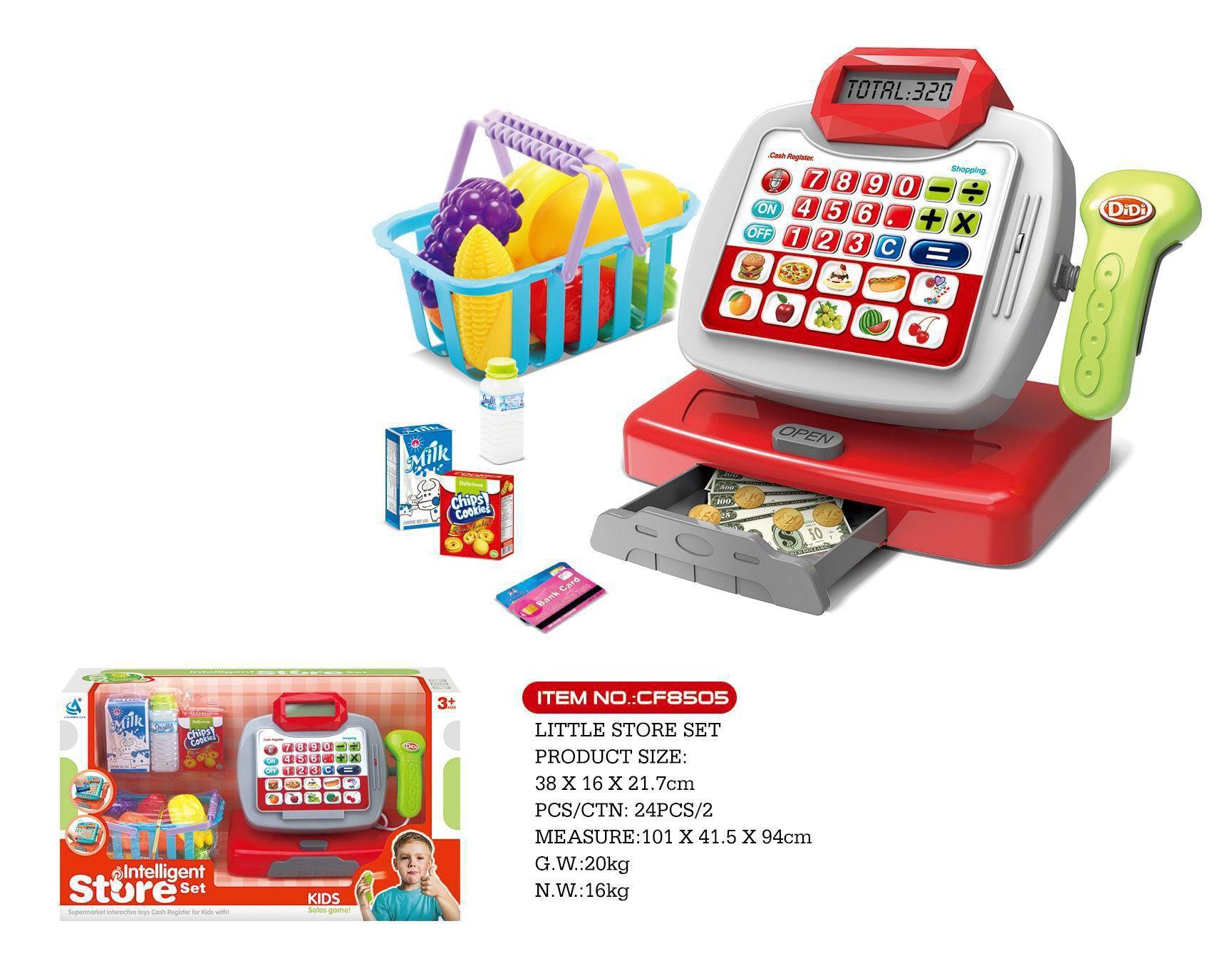 Игровой кассовый аппарат с фруктами, имитация