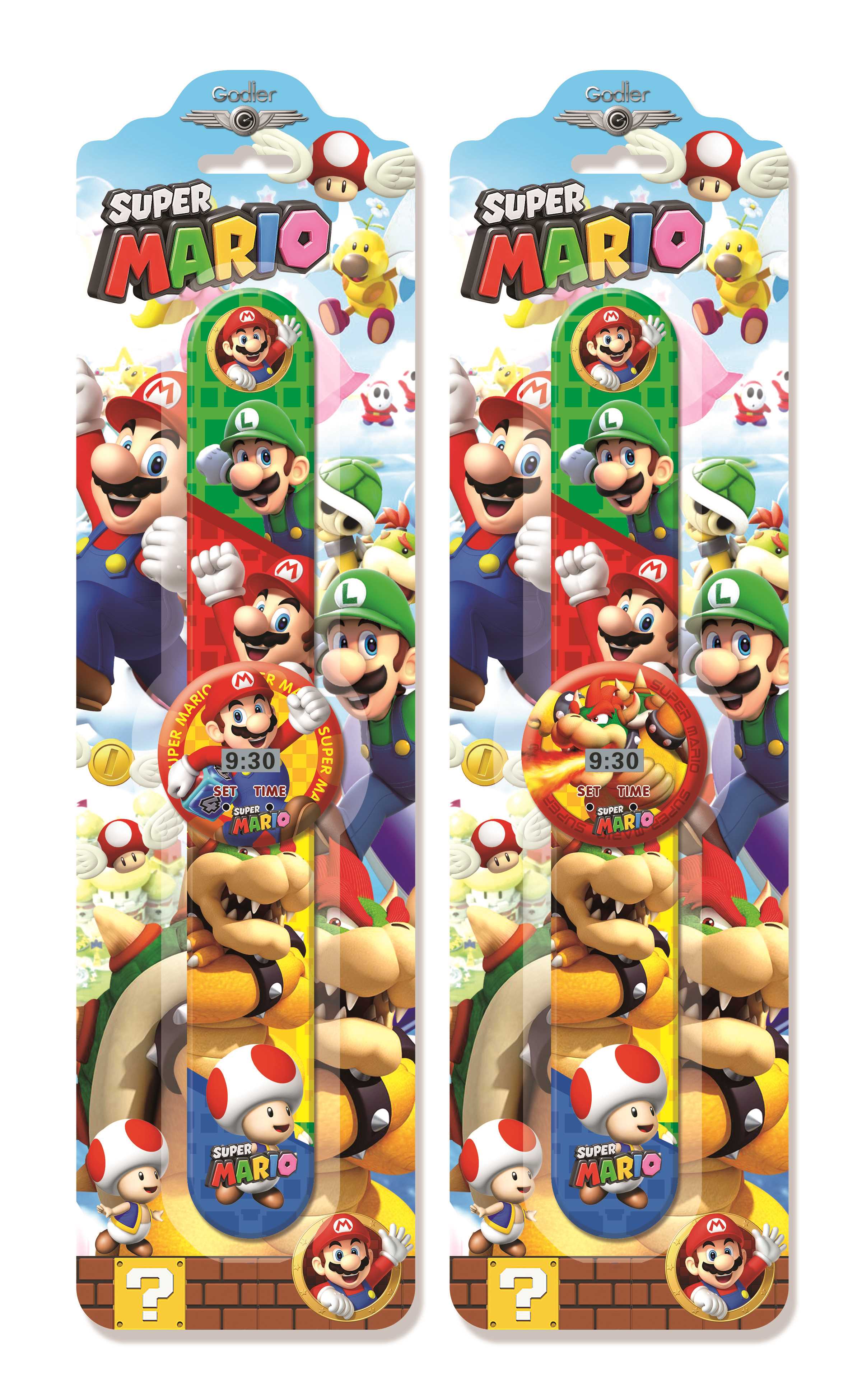 Детские часы Super Mario, оптом