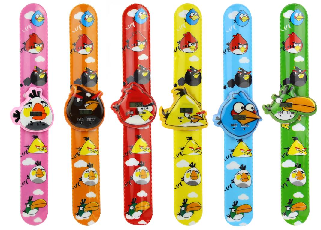 Детские часы Angry Birds оптом