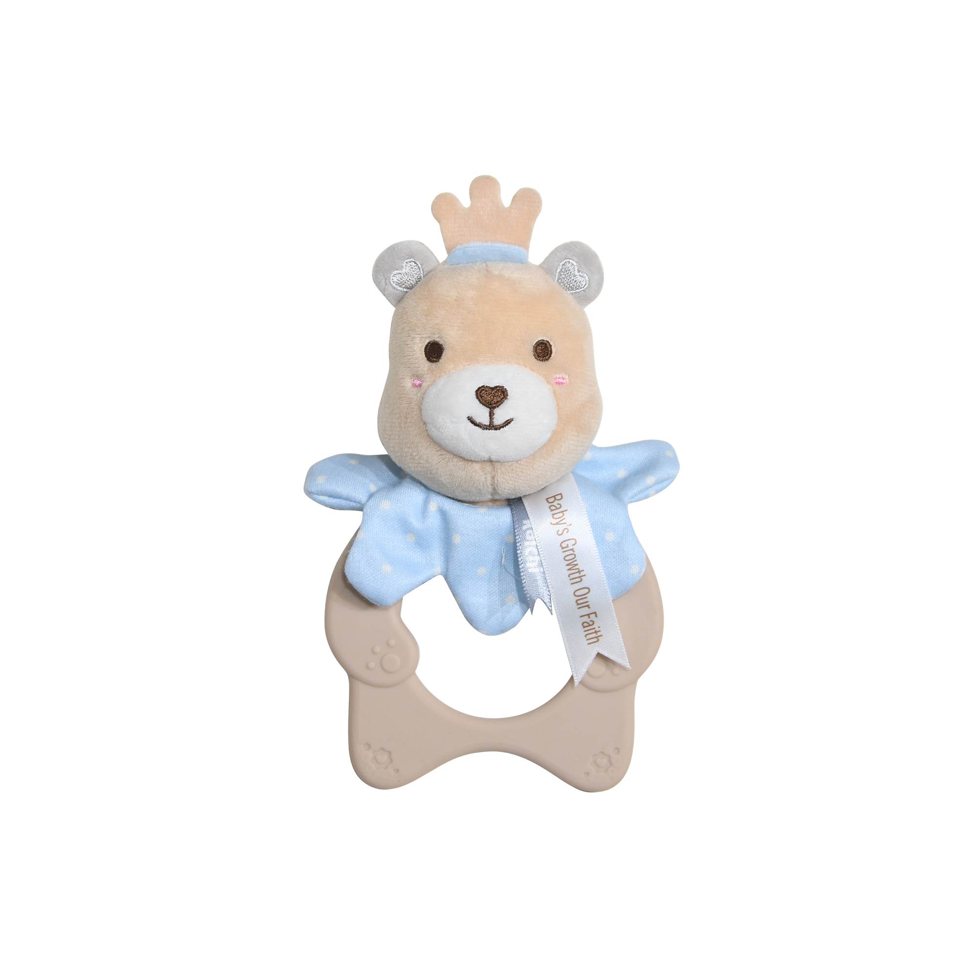 Погремушка силиконовая KC Bear для новорожденных
