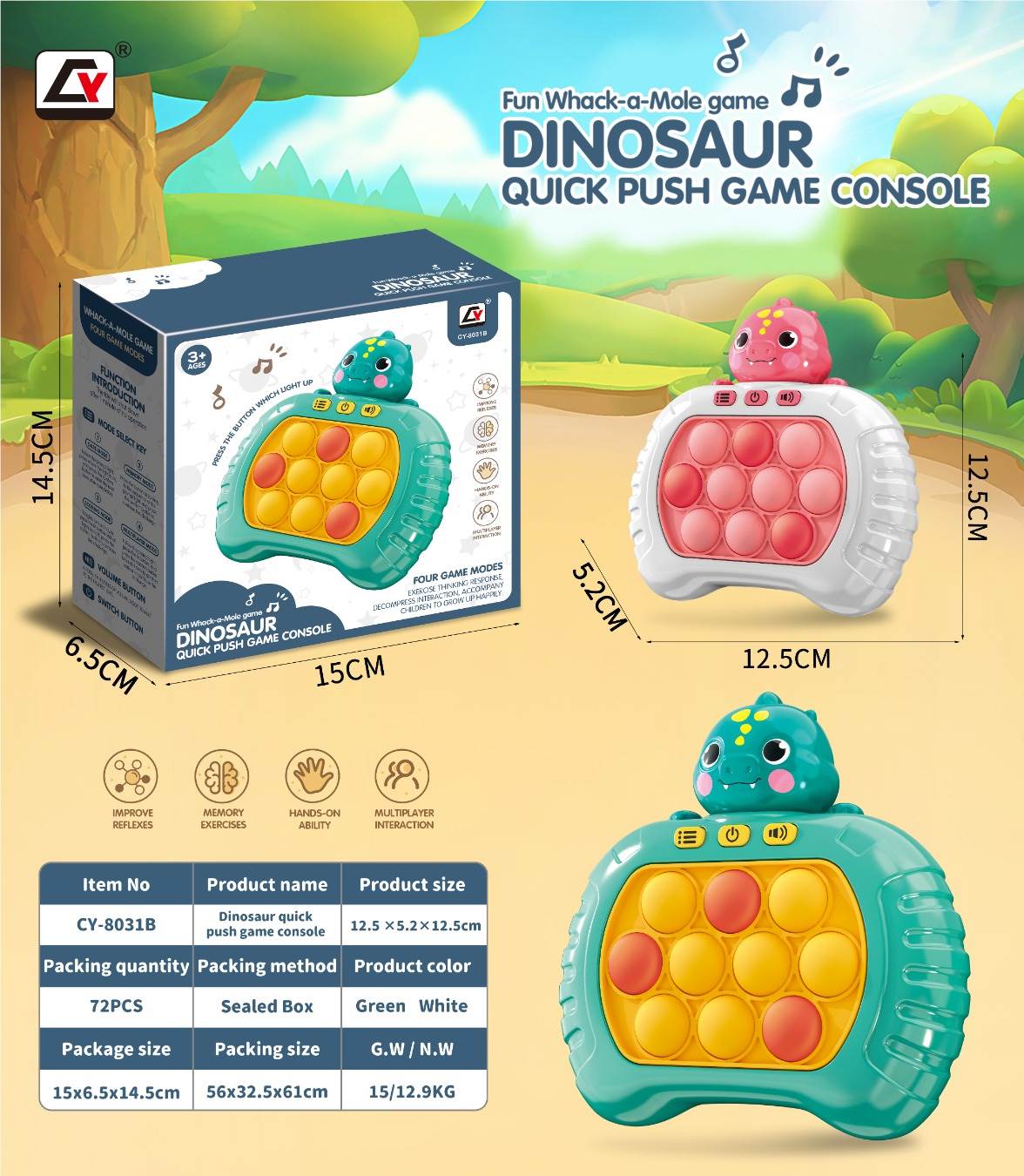 Игра Dinosaur Speed Push: дино-гонки для всей семьи