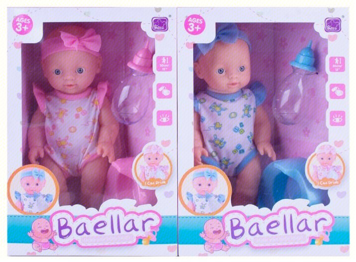 Пупс Bella 12 дюймов в пижаме, розовая