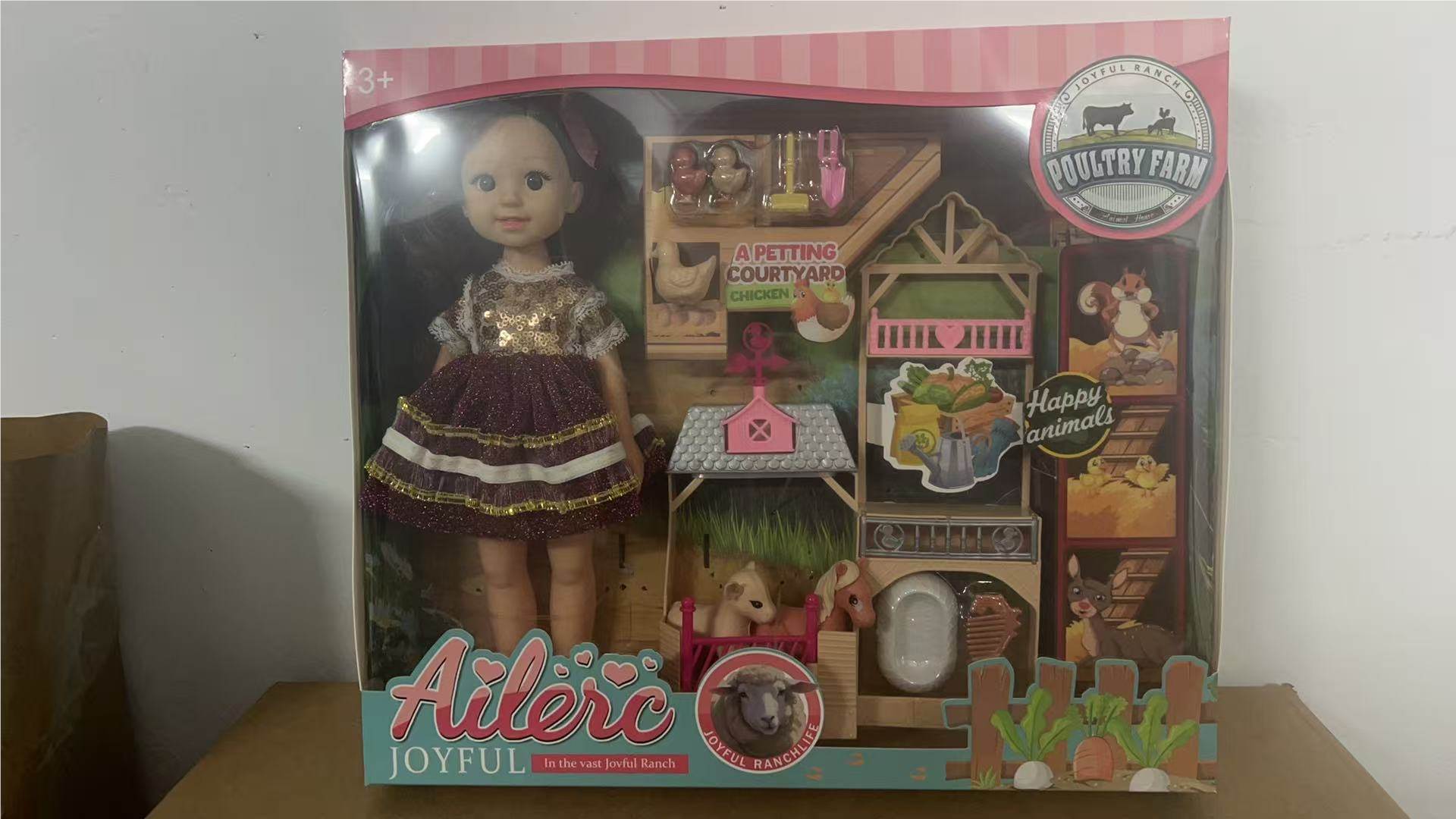 Кукла "Ферма" 30 см, игровой набор