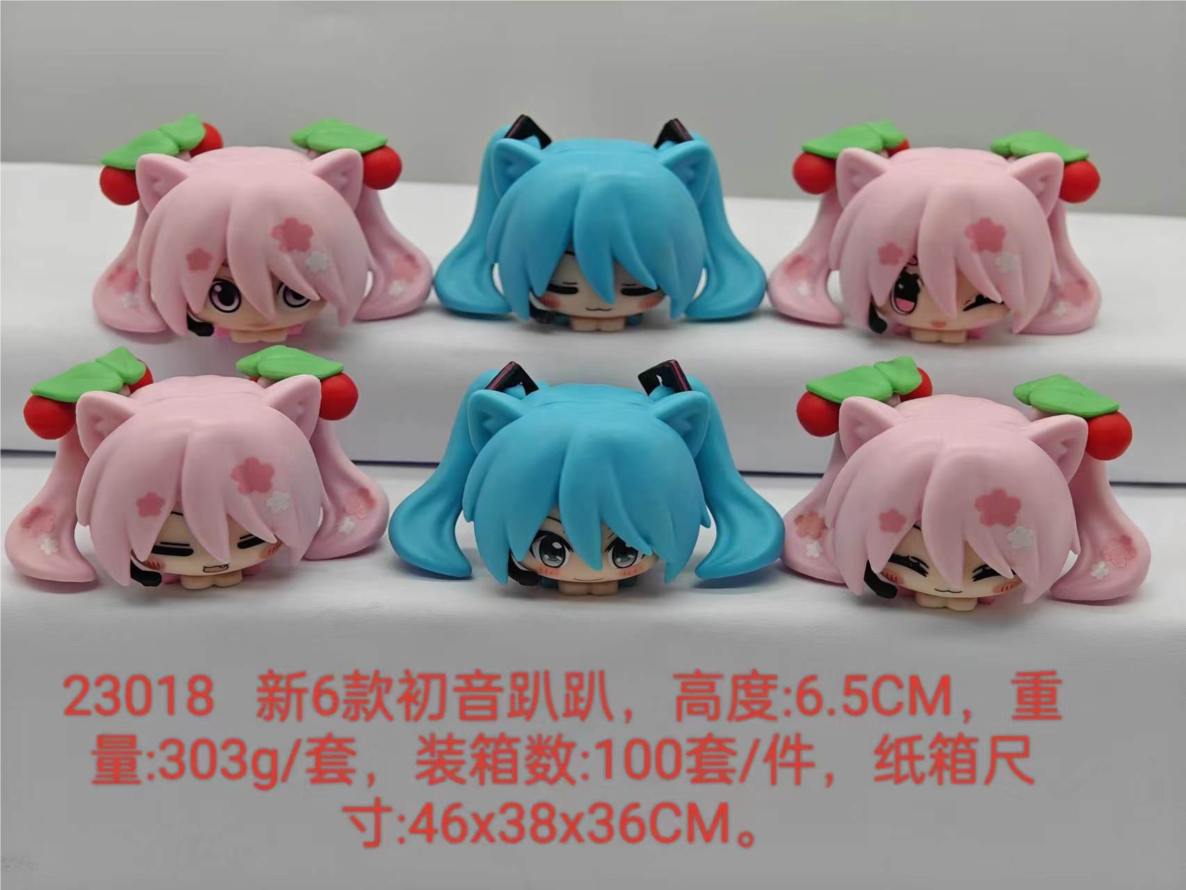 Набор фигурок Hatsune Miku, 6 шт.