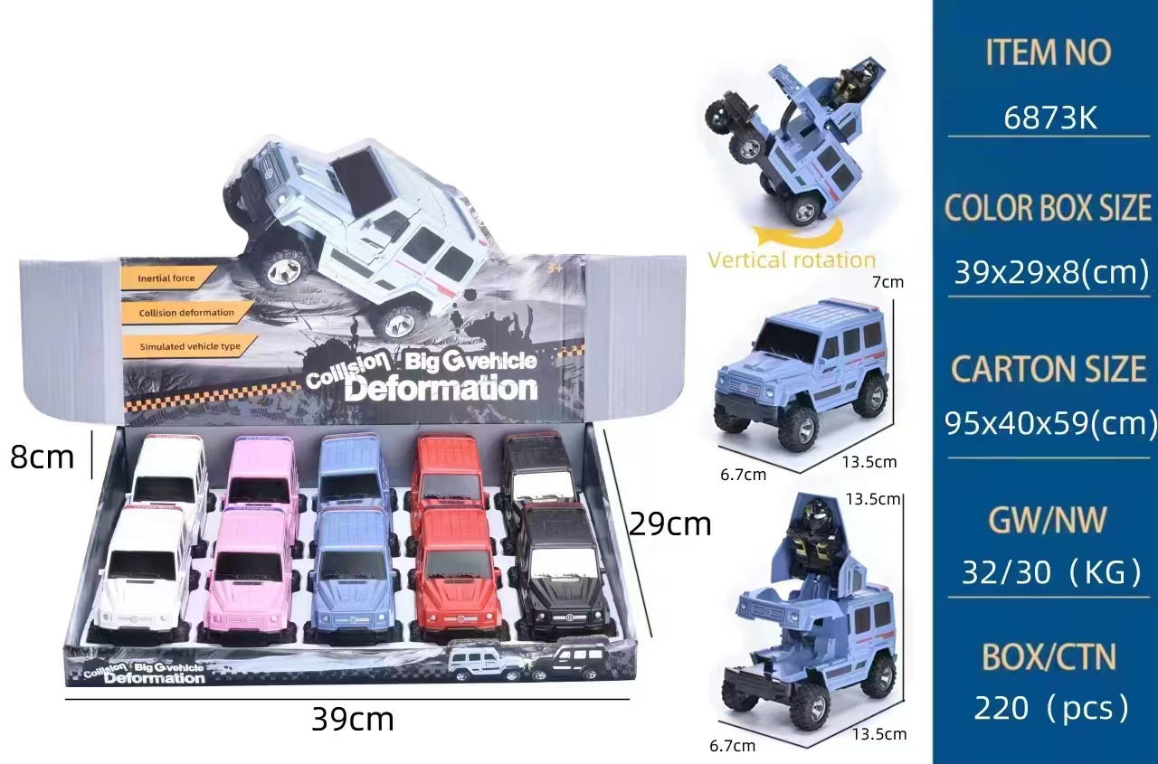 Инерционная машинка-трансформер Impact Deformation Car