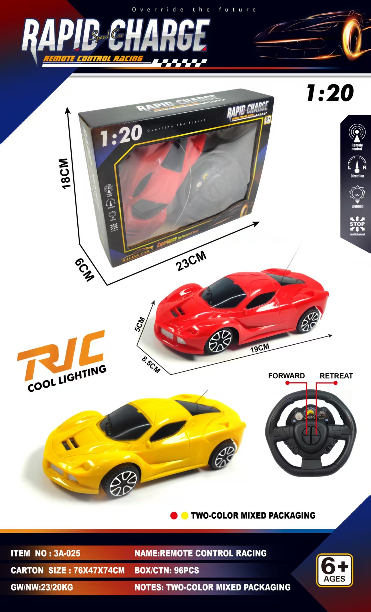 Радиоуправляемая модель Ferrari 1:20