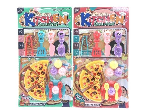 Игровой набор детской посуды и продуктов