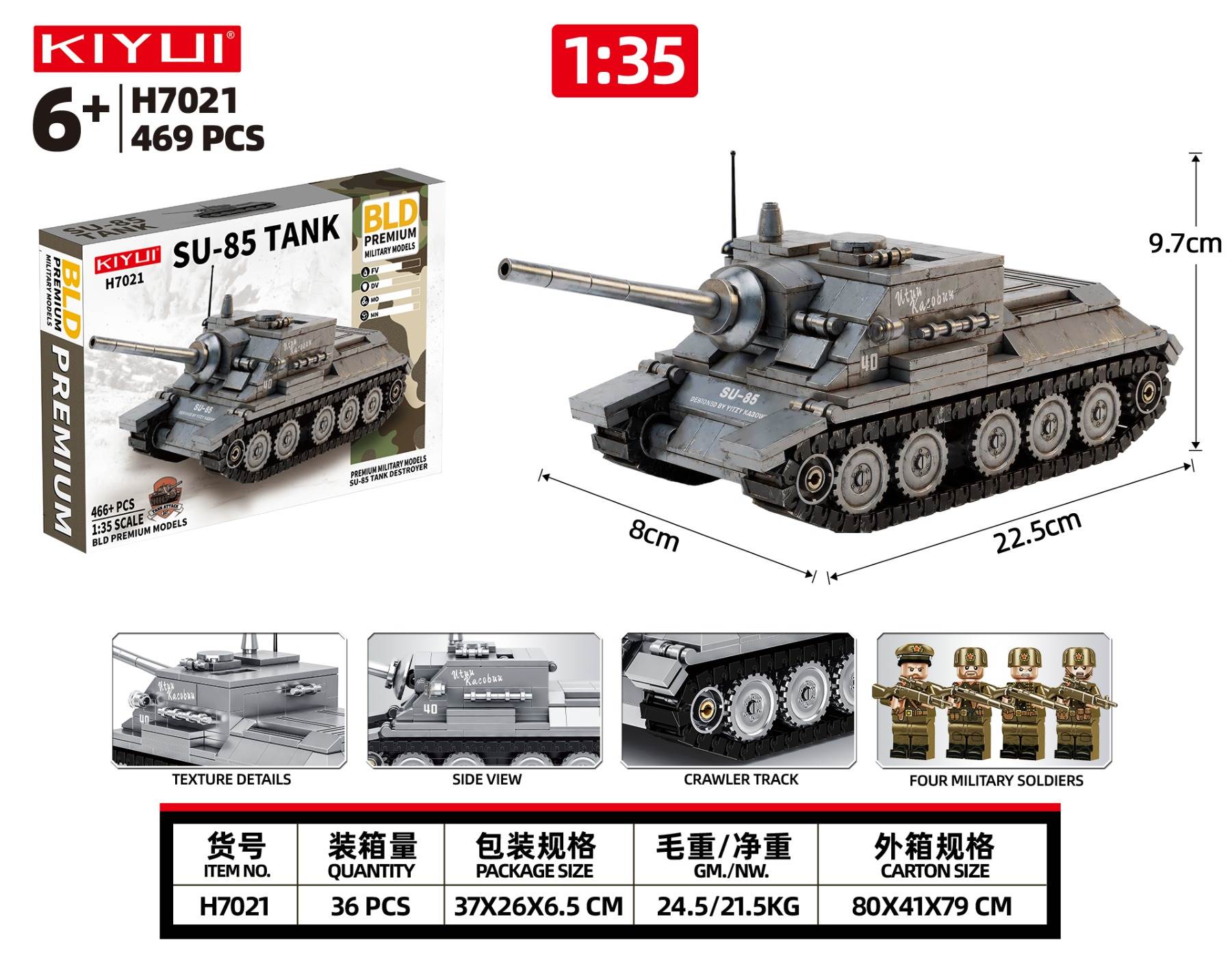 Самоходная артиллерийская установка СУ-85, блочный конструктор