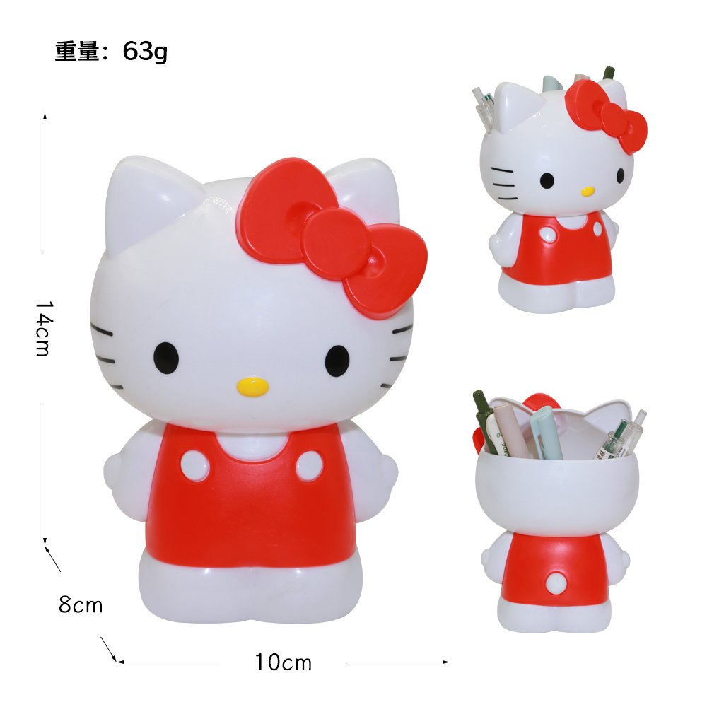 Пластиковый держатель для ручек KT Cat - красный