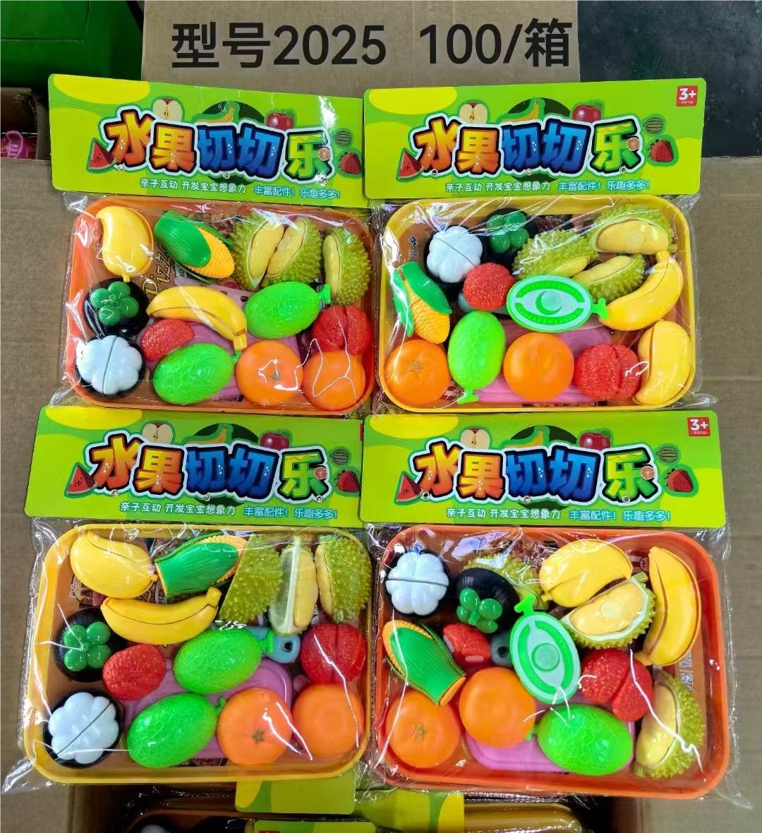 Набор фруктов на липучках для резки Peel Fruit Che Che Le
