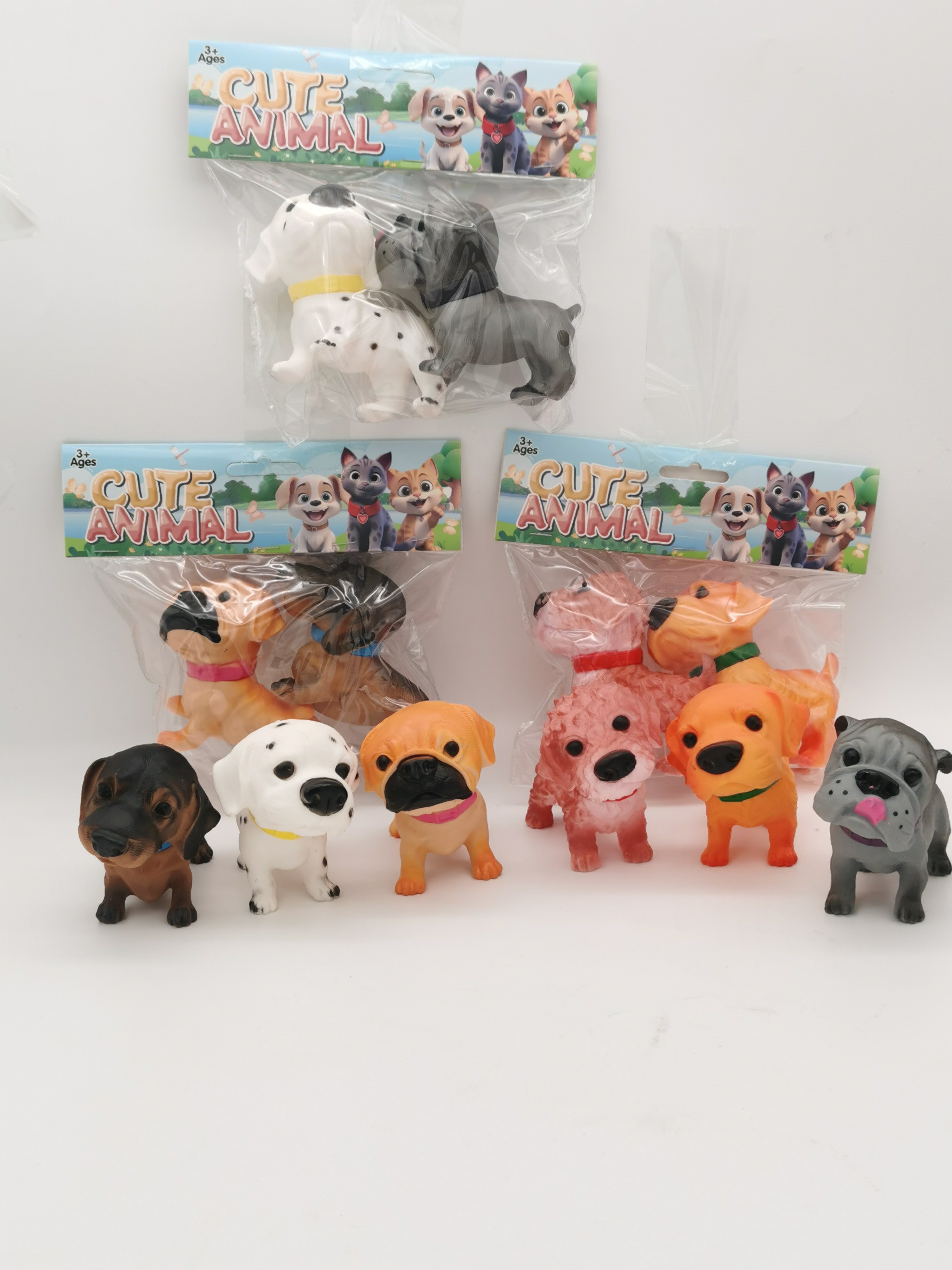 Набор виниловых игрушек "Большие собаки", 6 шт.