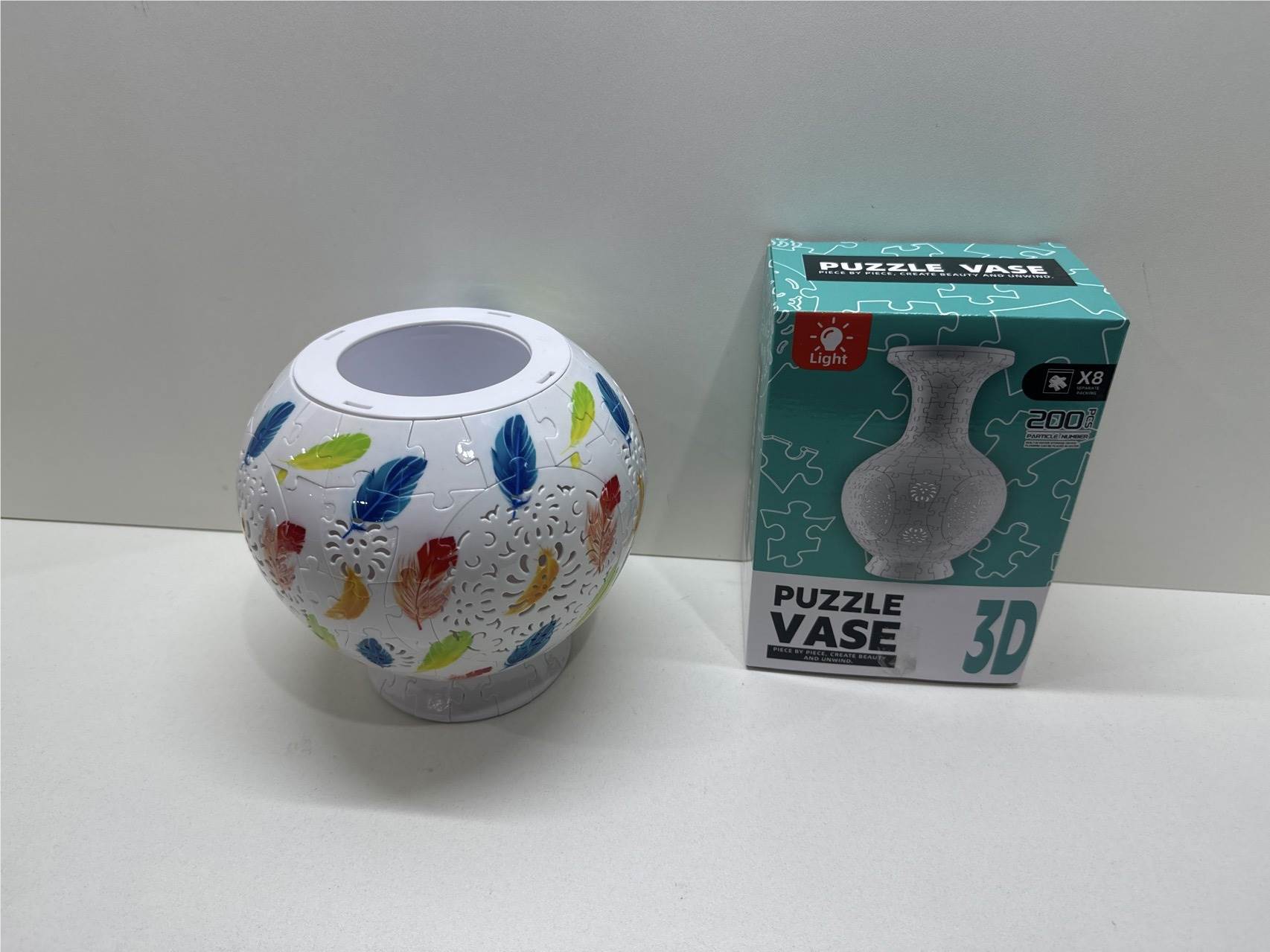 3D пазл-ваза DIY круглая, собери сам