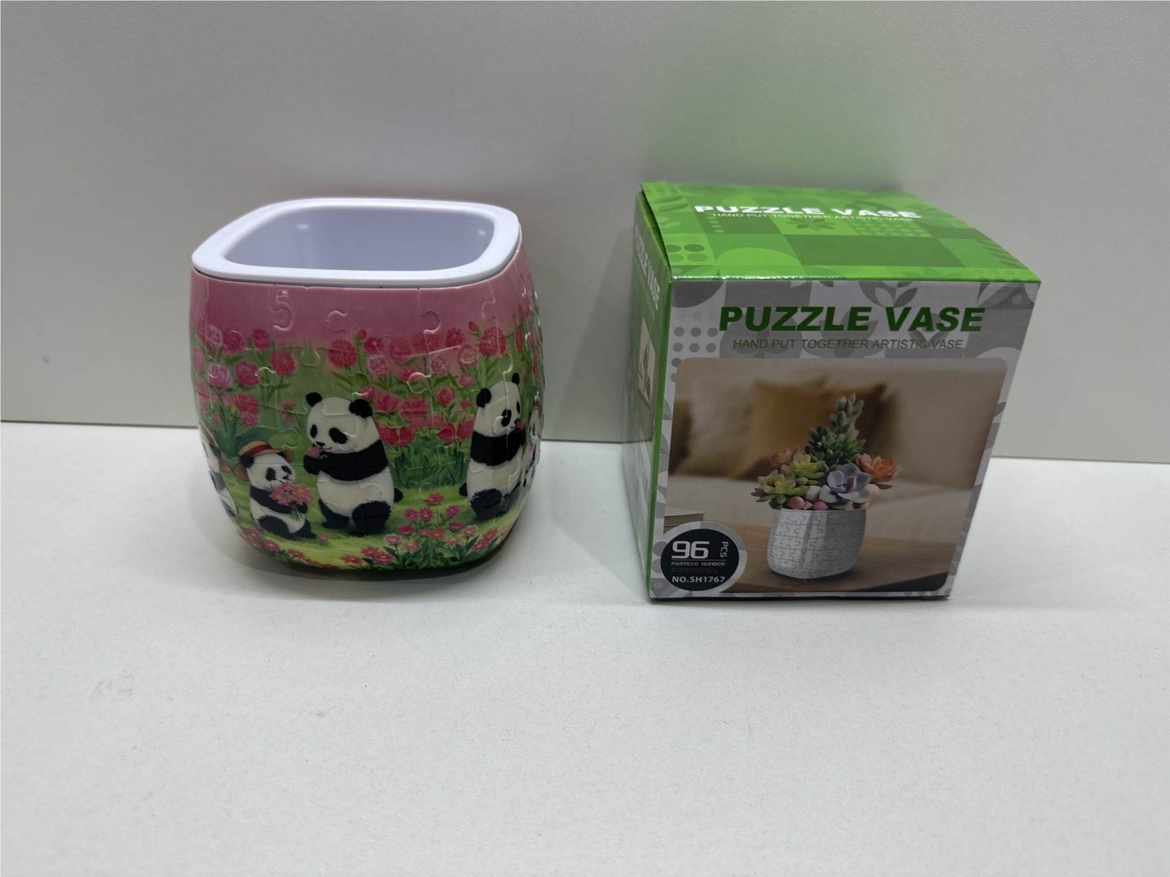 3D пазл-органайзер для ручек/кашпо DIY