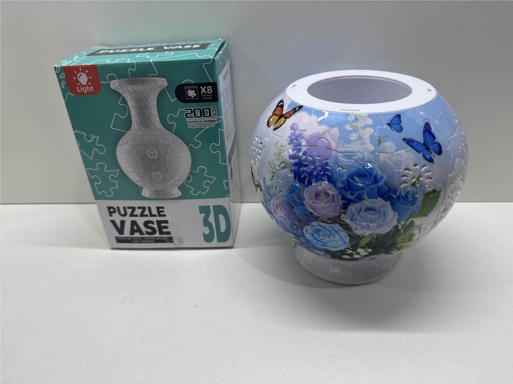 3D пазл-ваза DIY круглая, собери сам