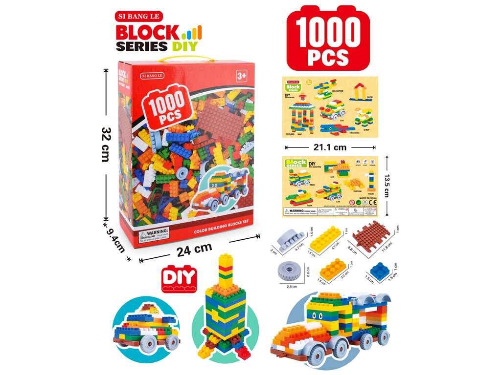 Конструктор Lego-типа, 1000 деталей