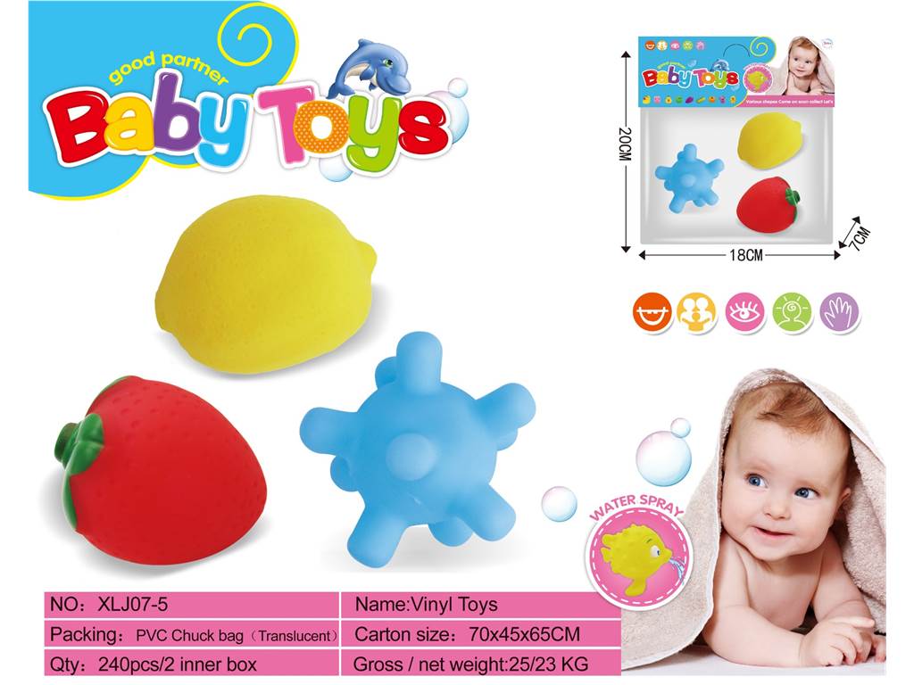 Виниловые игрушки для ванной, мягкие пищалки