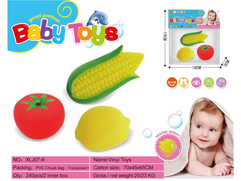 Виниловые игрушки для ванной, мягкие пищалки