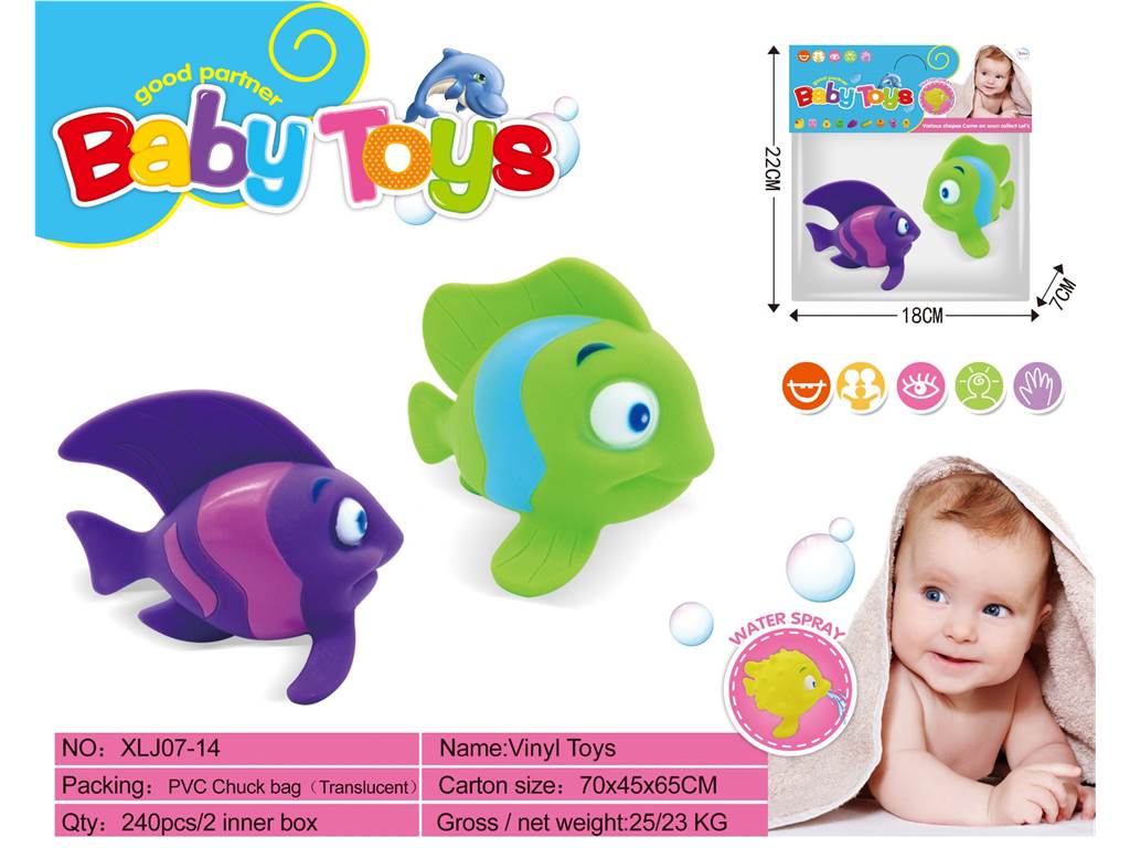 Виниловые игрушки для ванной, мягкие пищалки