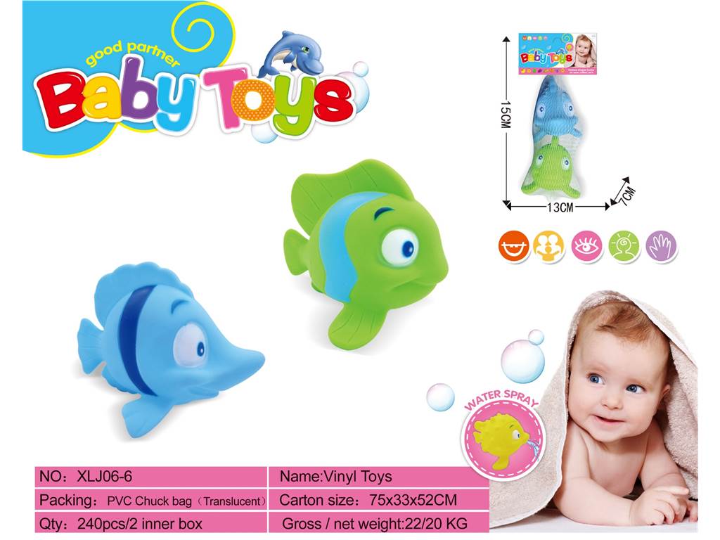 Игрушки для ванной из винила, мягкие пищалки