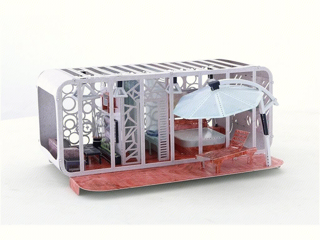 3D-металл модель "Морской домик"