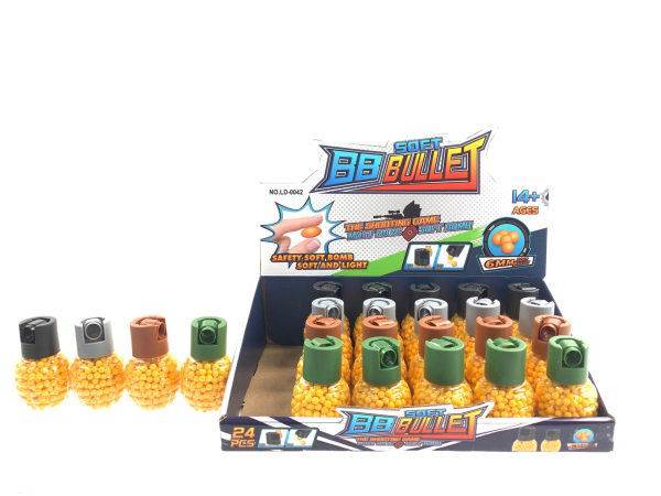 Пульки BB для игрушечного оружия, 24 шт. в коробке