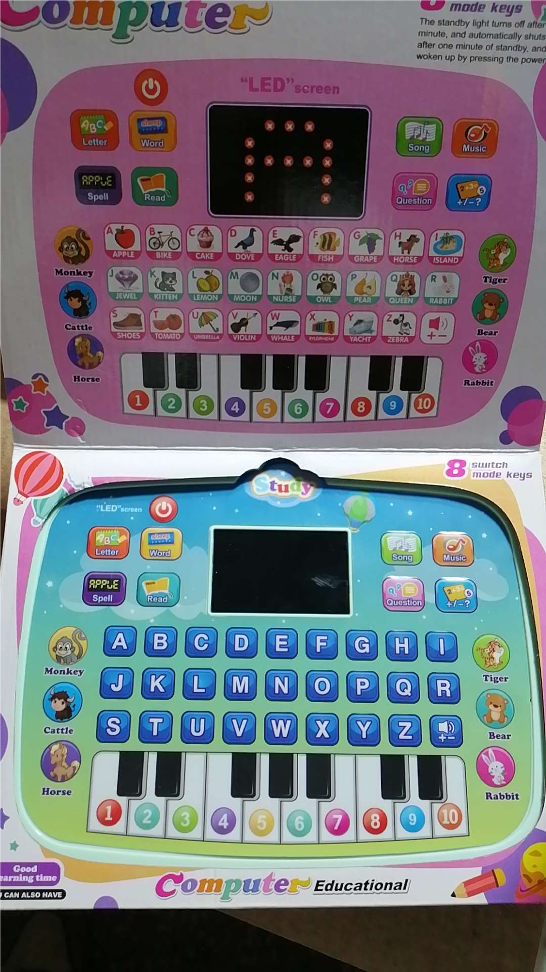 LCD планшет для обучения, развивающий