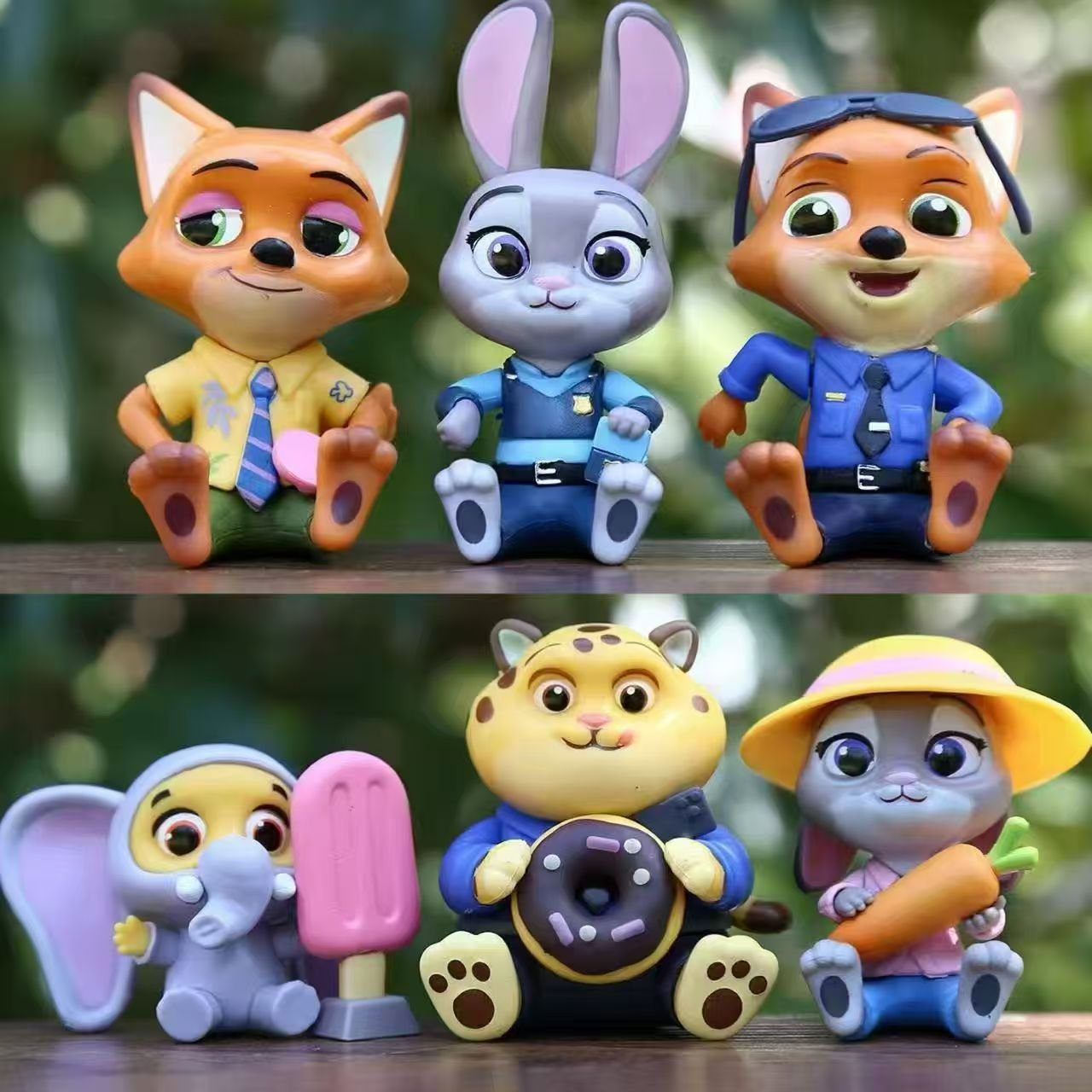Мягкие игрушки "Зверополис", 6 видов, сидячие