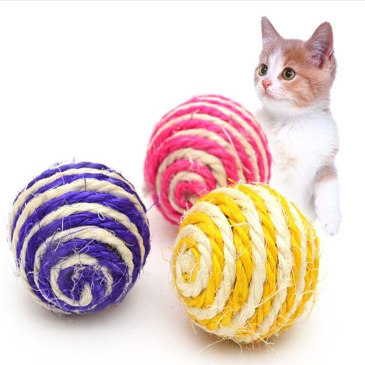 Игрушка для кошек «Кошачий сизалевый мяч»