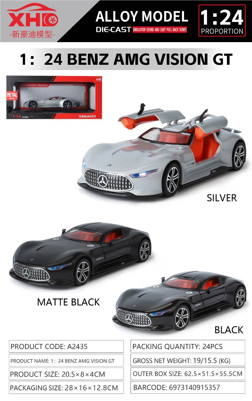 Лицензионная модель Mercedes AMG Vision GT, масштаб 1:24
