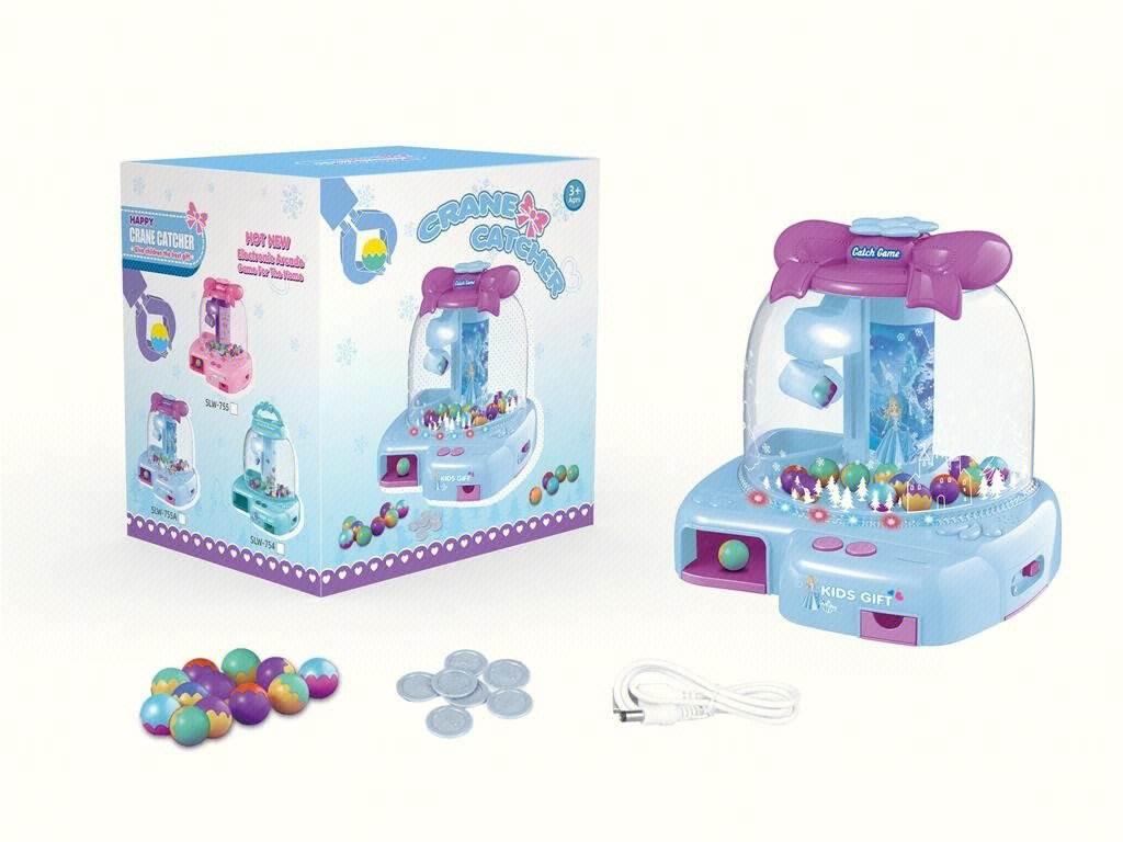 Игровой автомат "Принцесса с бантиком", ловит игрушки