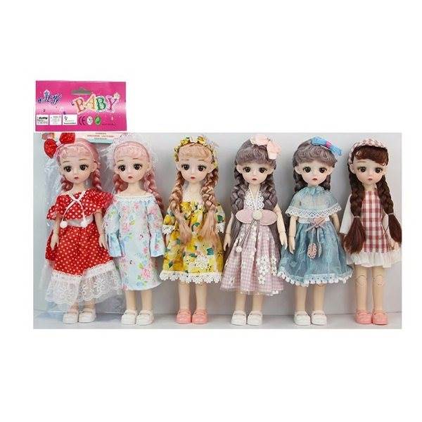 Пупс Ye Luoli Barbie 35 см, 6 видов в миксе