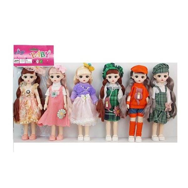 Пупс Ye Luoli Barbie 35 см, 12 шарниров, 6 видов