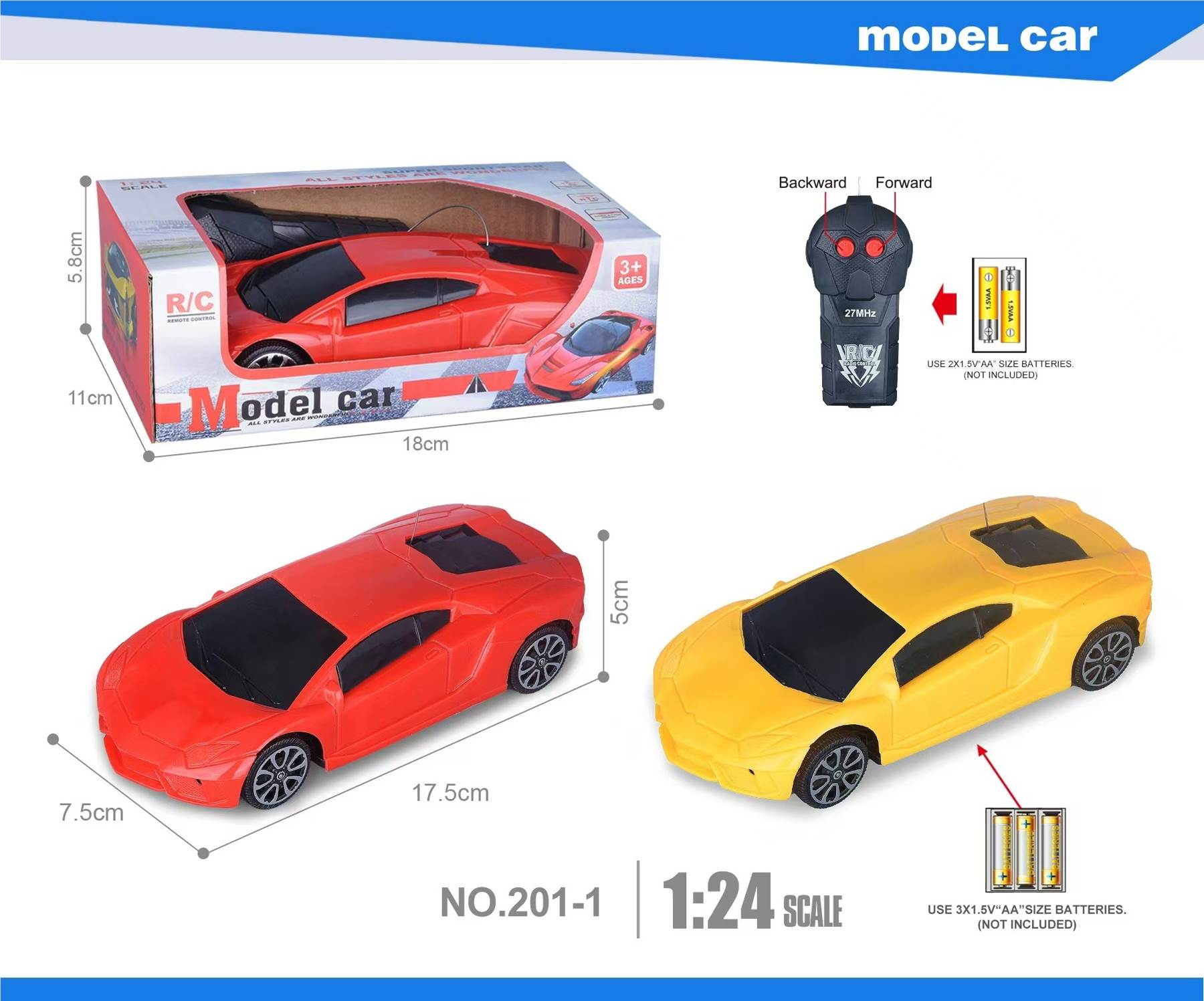 Радиоуправляемая машинка Lamborghini 27MHz