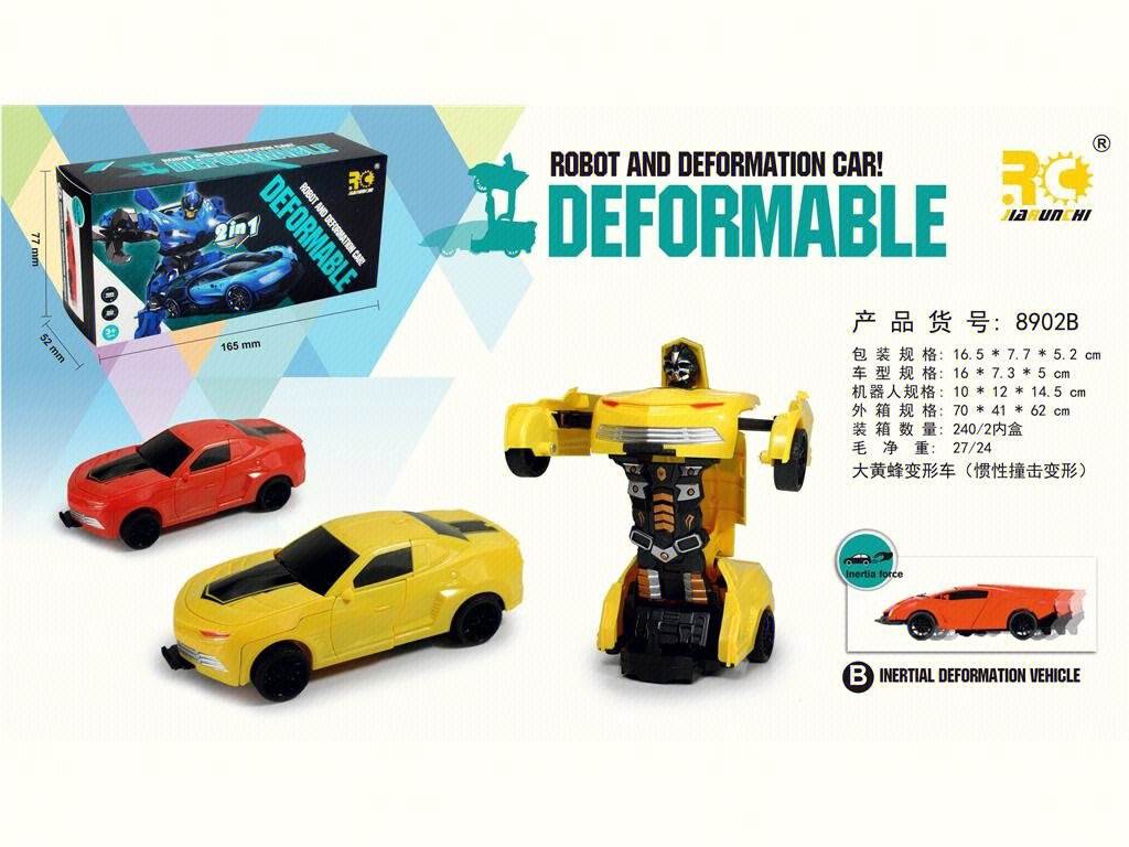Инерционная машинка-трансформер Bumblebee