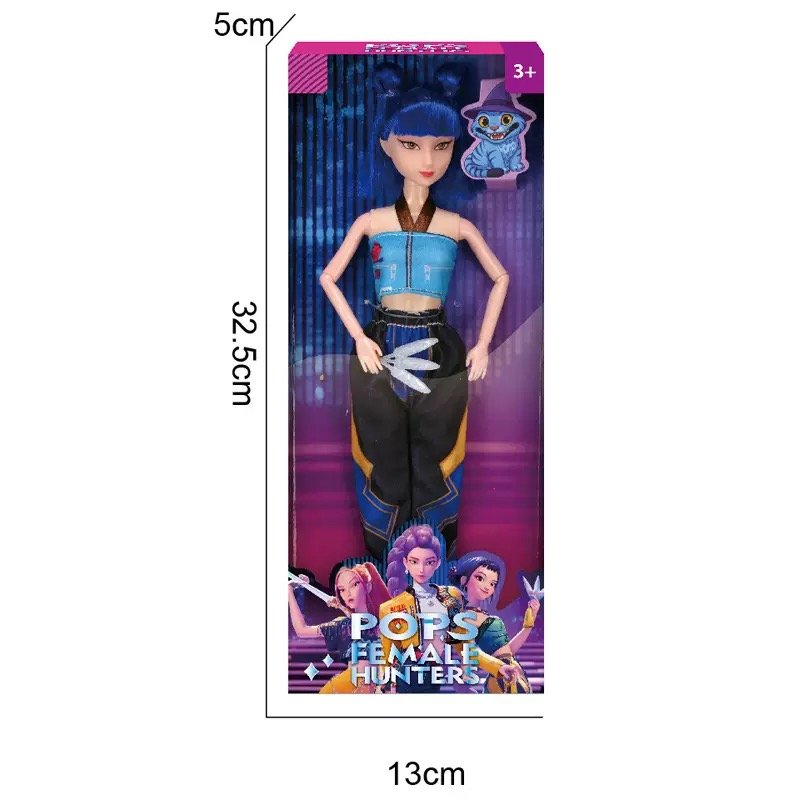 Кукла K-POP Witch Hunting Group Barbie с оружием, 11.5"