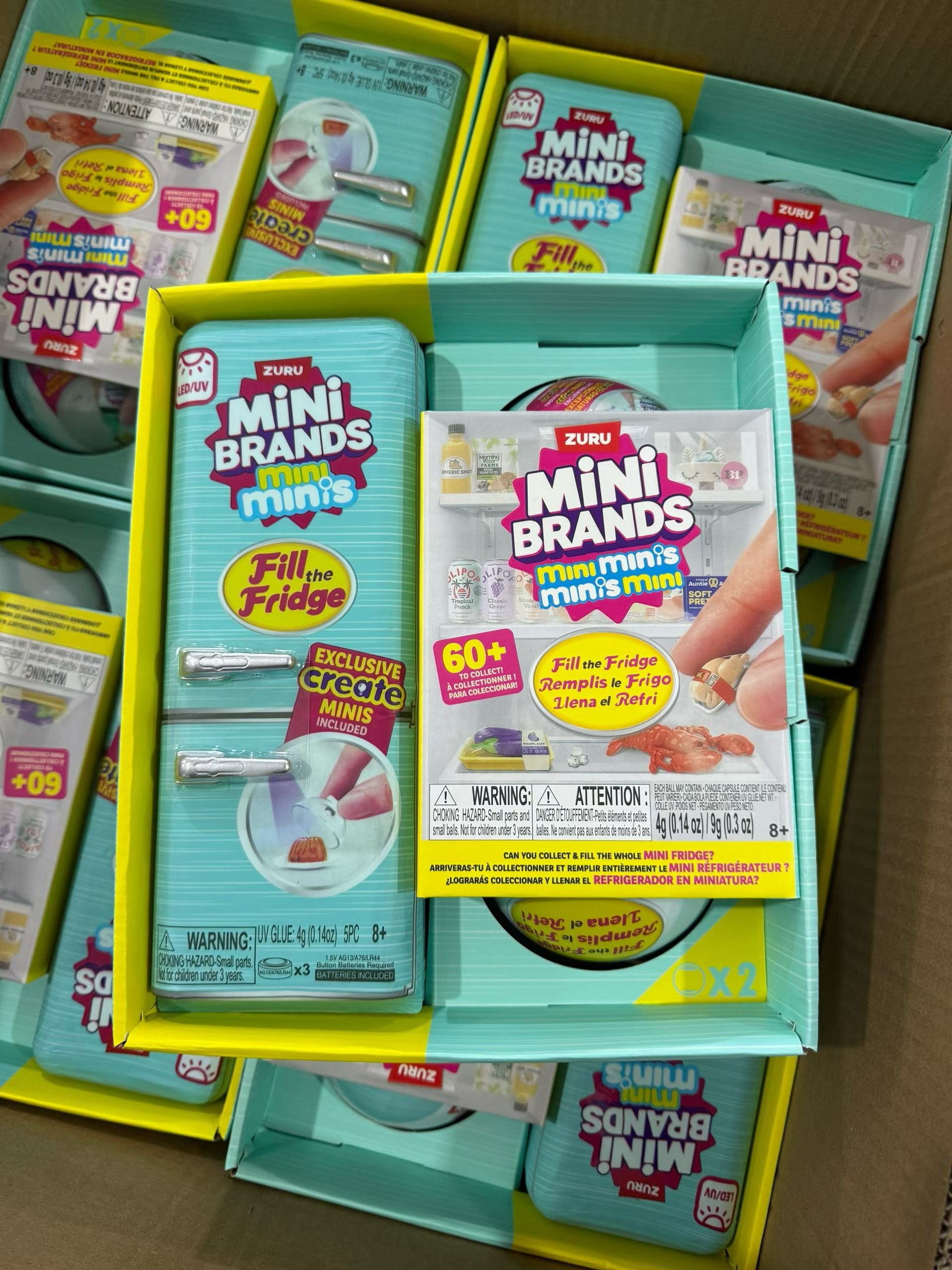 Мини-холодильник ZURU Mini Brands, набор продуктов