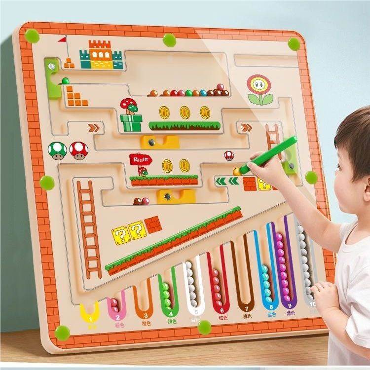Магнитный лабиринт - развивающая игра для детей
