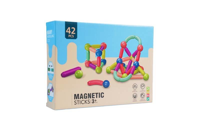 Магнитный конструктор Coarse magnetic rod 42PCS