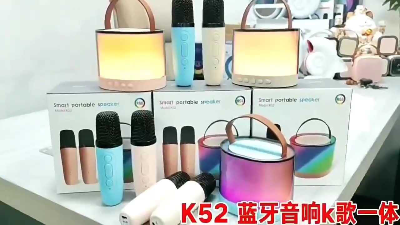 Портативная Bluetooth колонка с микрофоном