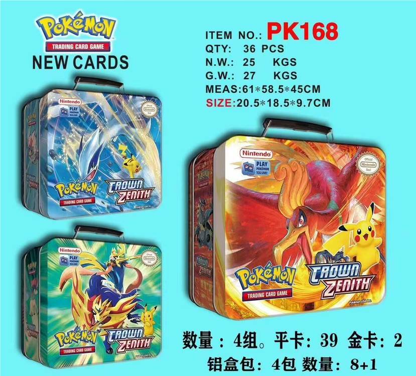 Карточная игра Pokemon в железной коробке