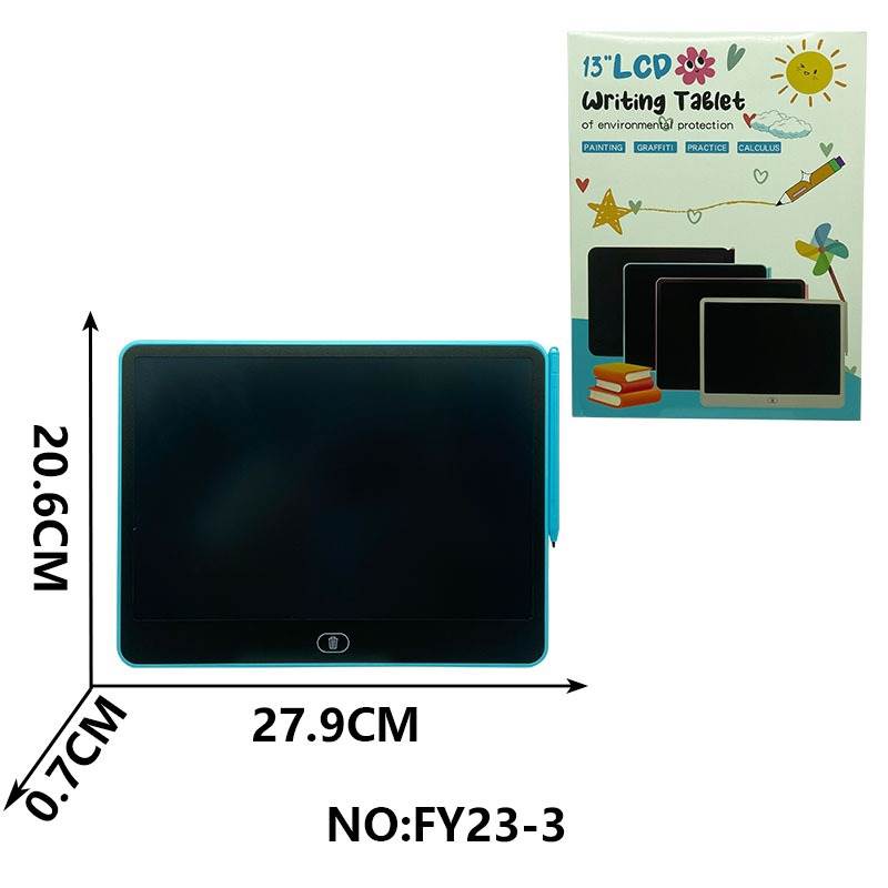 13" LCD планшет для рисования, цветной экран