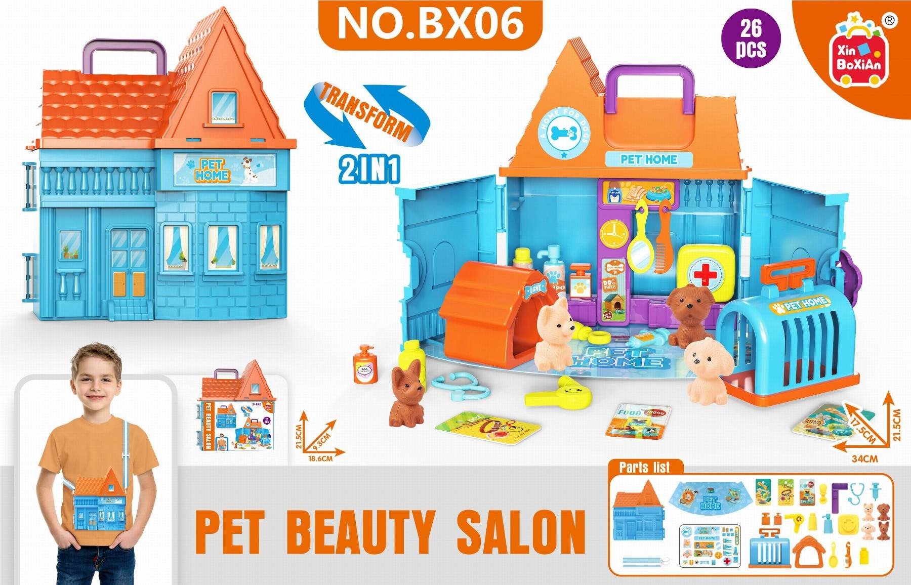 Игрушечный домик для питомцев Villa Pet House