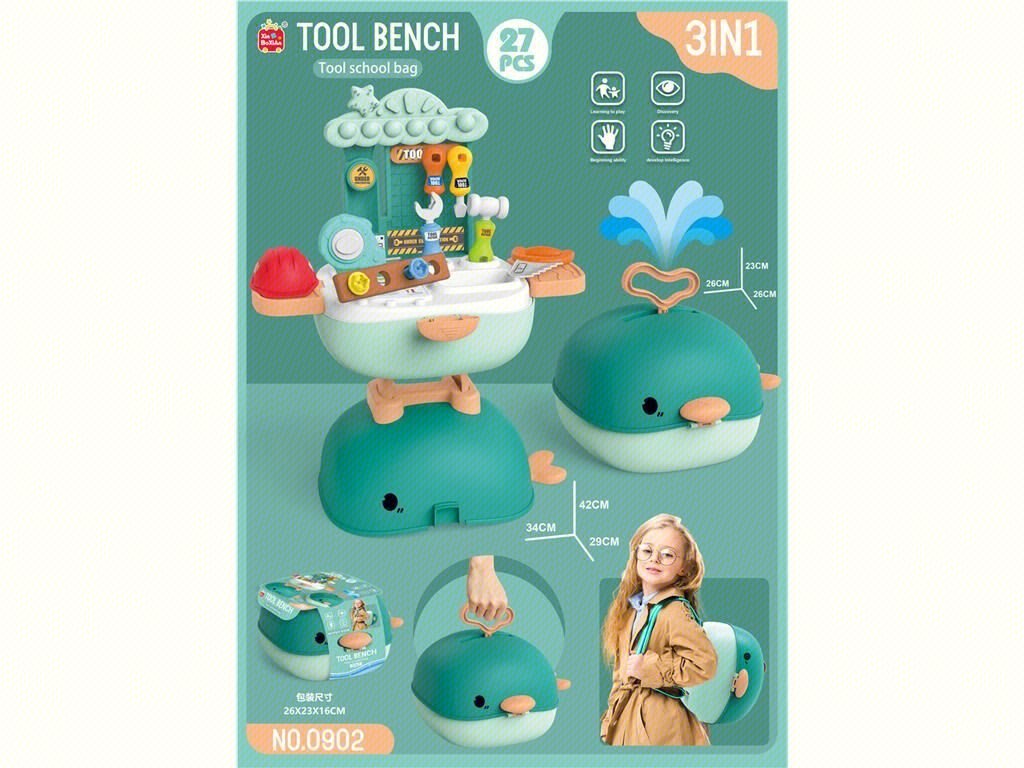 Игровой набор инструментов в чемодане